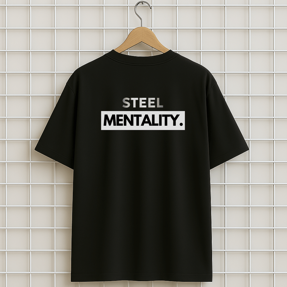 T-shirt MENTALITY MOTIVATION Oversize Unisexe