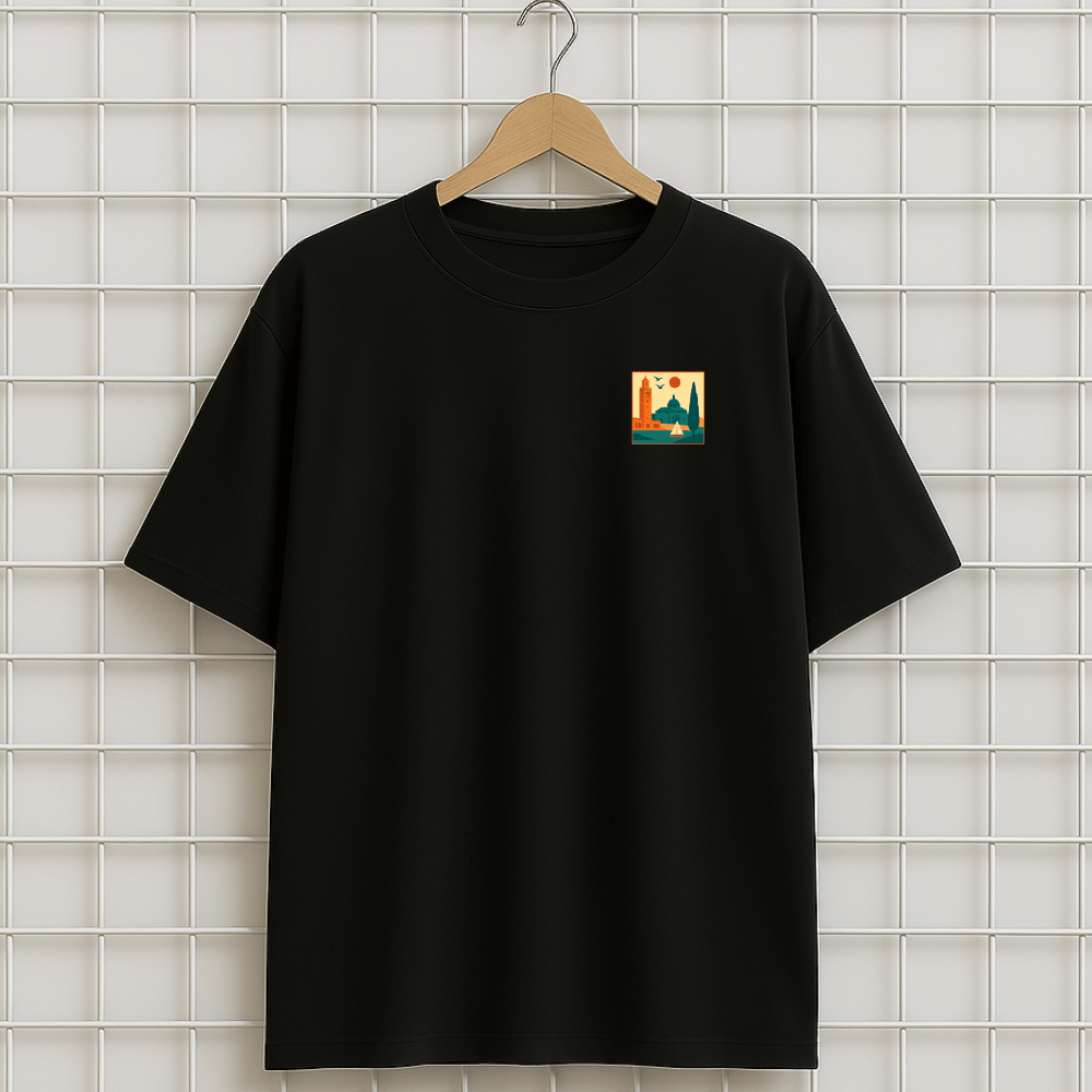 T-shirt blanc Casablanca de face