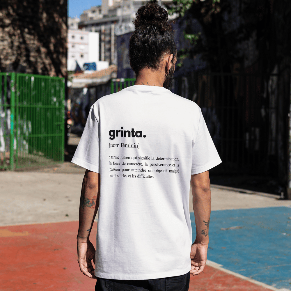 T-shirt GRINTA STREETWEAR unisexe en coton