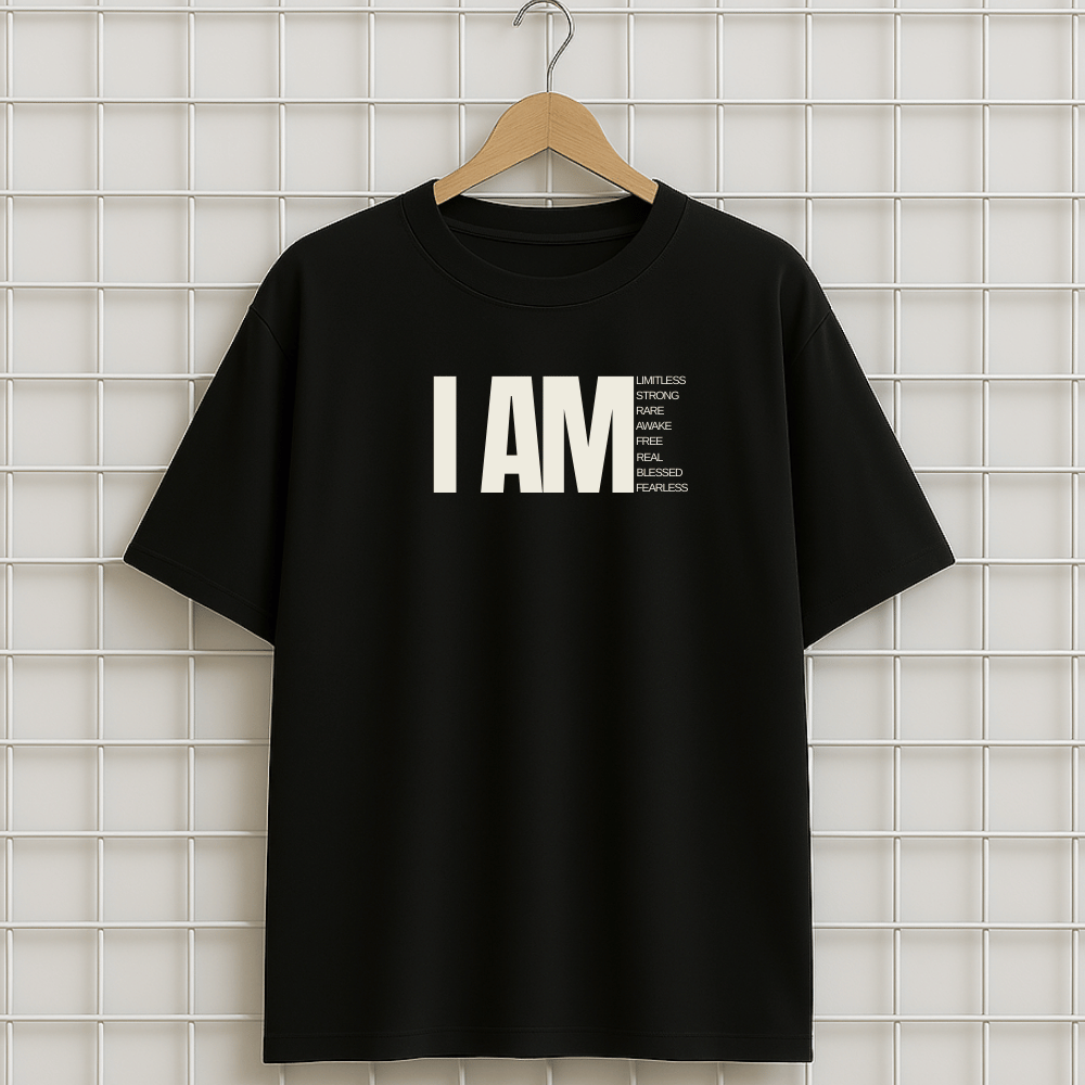 T-shirt noir FREE STRONG LIMITLESS Oversize