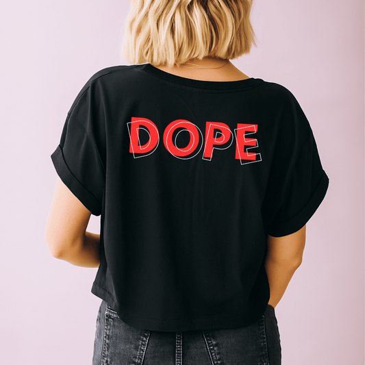 T-shirt DRUG DOPE Oversize Unisexe en coton