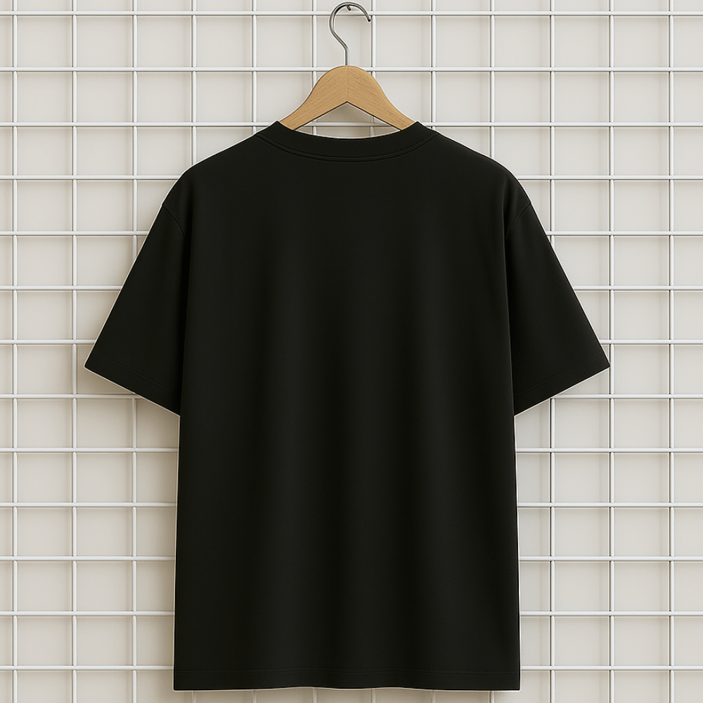 T-shirt noir BUILD LEGACY Oversize Unisexe