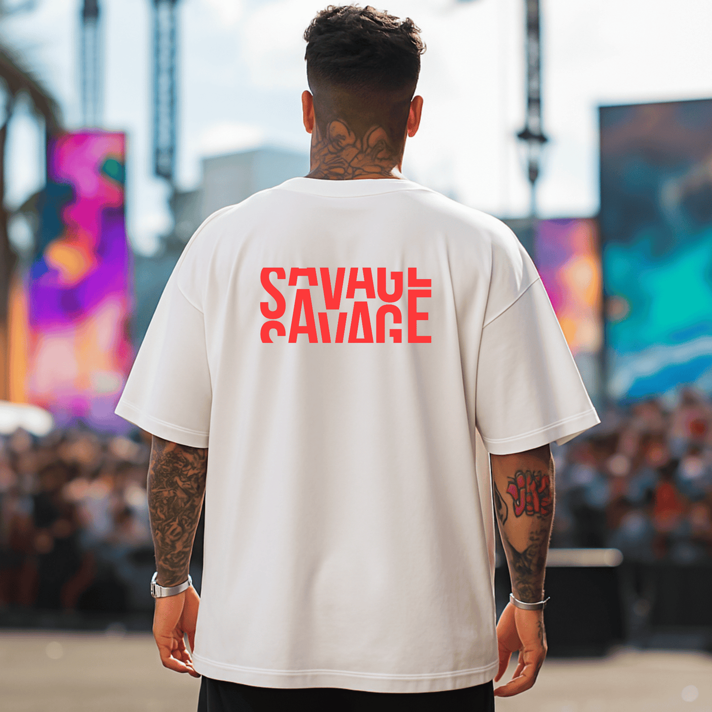 T-shirt SAVAGE SAUVAGE Oversize Unisexe