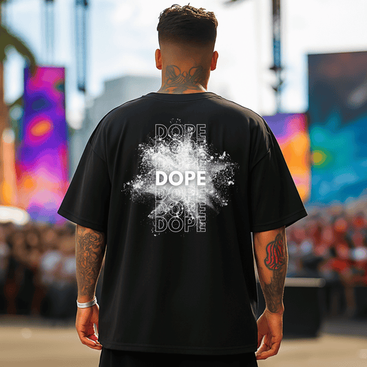 T-shirt DOPAMINE DRUG Oversize Unisexe en coton