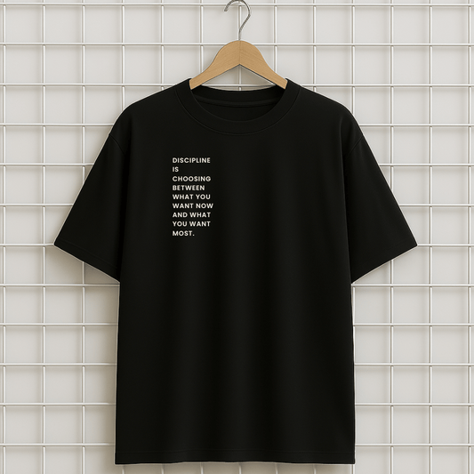 T-shirt DISCIPLINE Oversize Unisexe