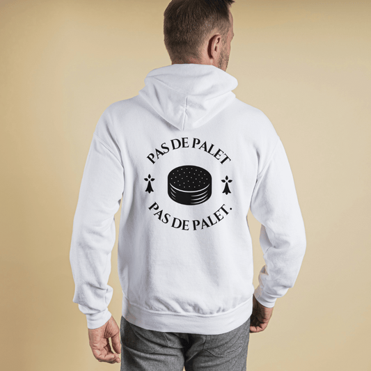 Sweat à capuche PAS DE PALET unisexe