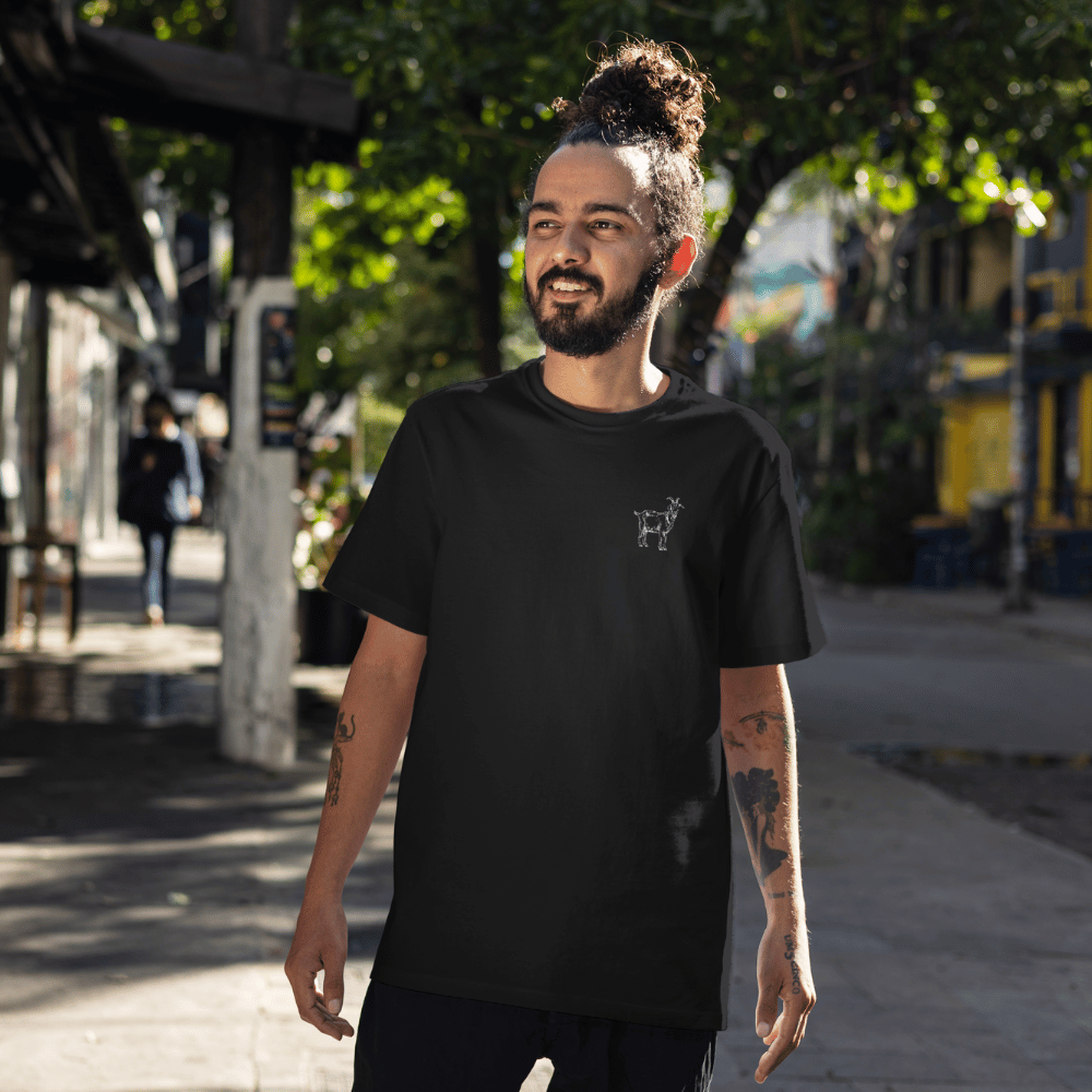 T-shirt GOAT FOOTBALL unisexe en coton bio