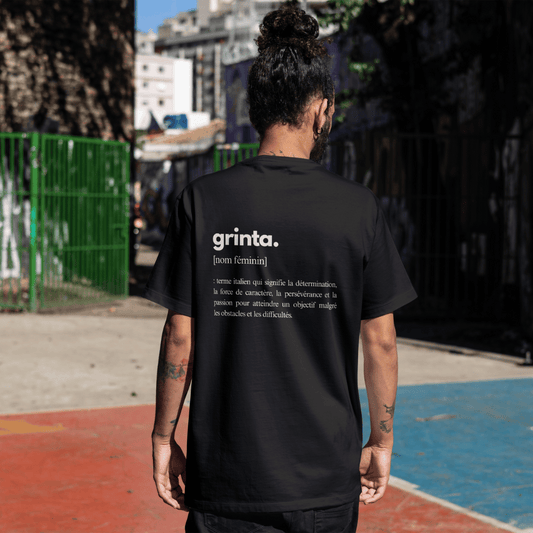 T-shirt GRINTA STREETWEAR unisexe en coton