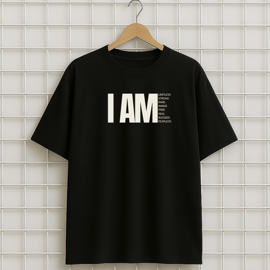 T-shirt noir FREE STRONG LIMITLESS Oversize